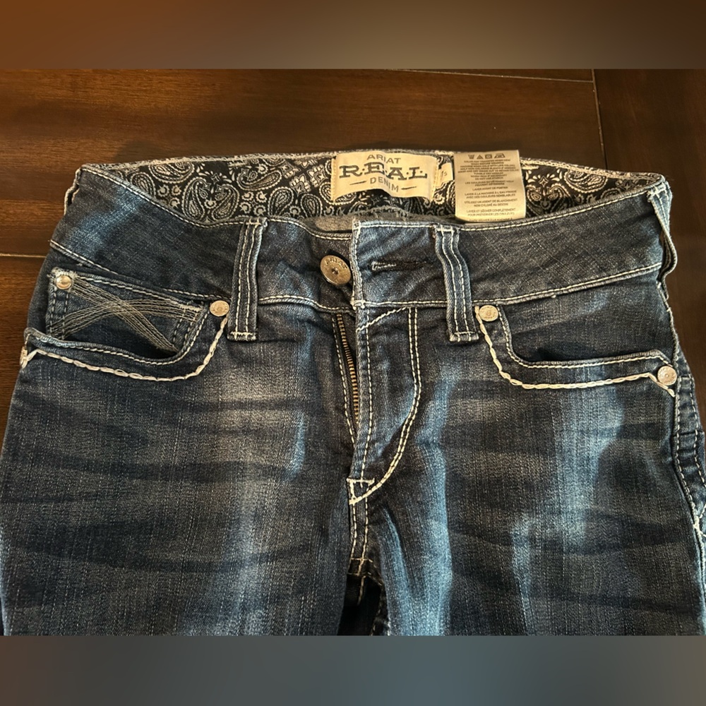 Ariat Women's Dark Blue Boot Cut Jeans